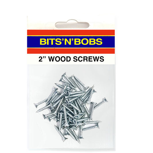 15-Pack 2-Inch Wooden Screws