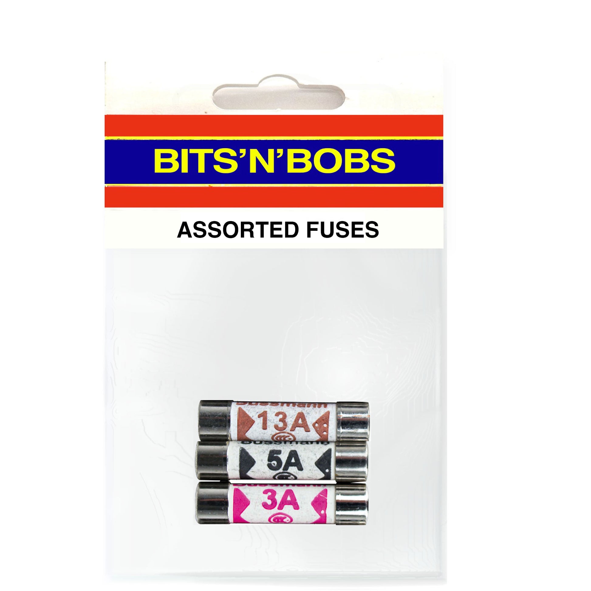 Assorted Fuse Set: 13A, 5A, 3A for Electrical Safety – Bits'N'Bobs.co